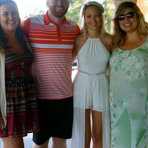 Fancy White Boho Romper